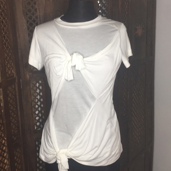 MARQUES'ALMEIDA Slashed-knotted short-sleeved - Picture 2 of 9